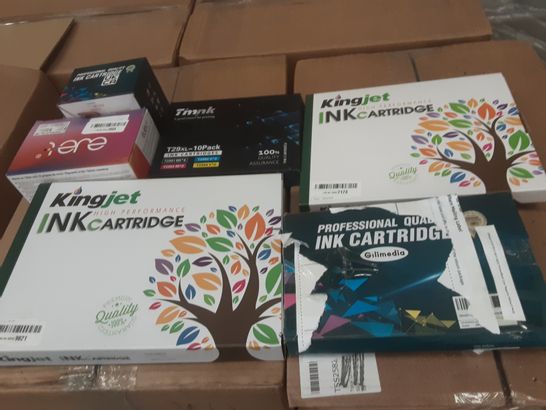 LARGE PALLET OF ASSORTED INK CARTRIDGES TO INCLUDE; KINGJET, TMNK, GILIMEDIA, EJET AND UKCA
