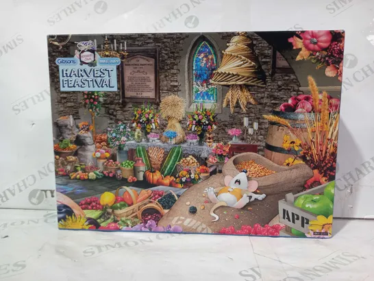 GIBSONS WORMBERRY JAM HARVEST FEASTIVAL 1000 PIECE JIGSAW PUZZLE