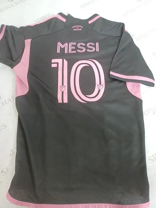 INTERNACIONAL MIAMI FOOTBALL CLUB SHIRT IN BLACK - MESSI 10 - SIZE 26 KIDS