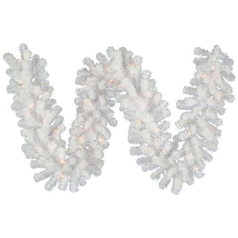 BOXED 274CM CRYSTAL GARLAND- WHITE
