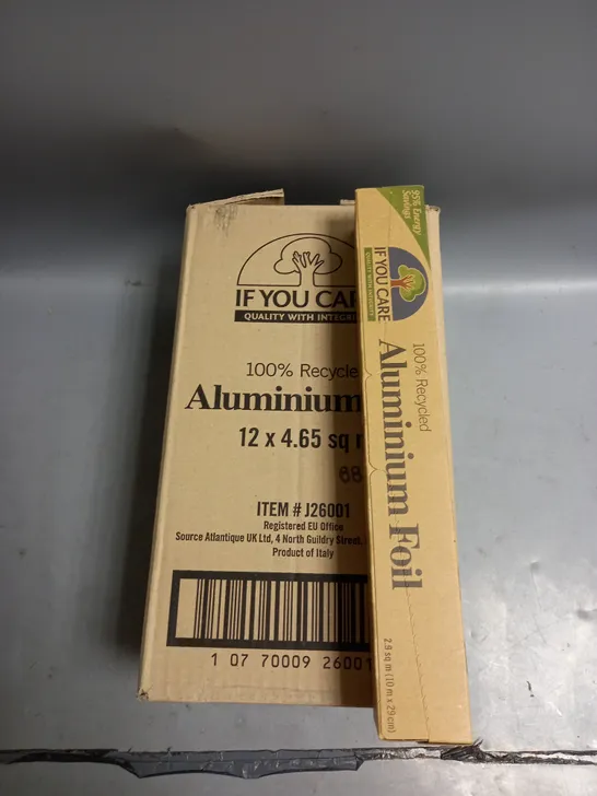 BOX OF X12 ALUMINIUM FOIL 10M EACH