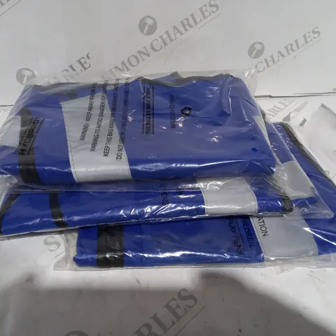 3 X PACKAGED BLUE REFLECTIVE HIGH VISIBILITY JACKET