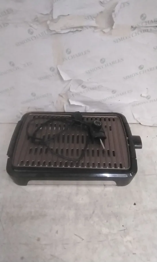 BOXED GEORGE FOREMAN SMOKELESS BBQ GRILL