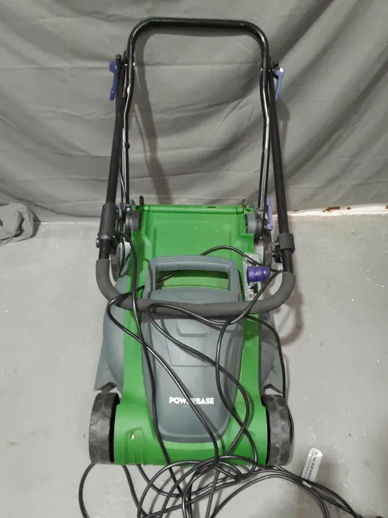 POWERBASE ELECTRIC ROTARY LAWNMOWER - COLLECTION ONLY