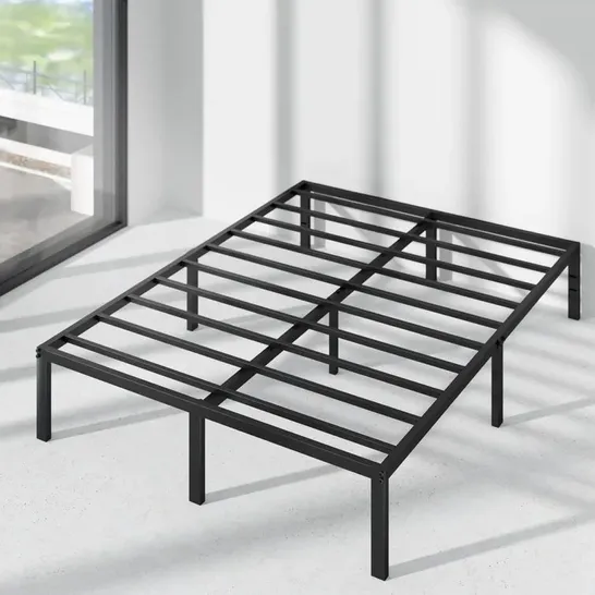 BOXED METAL BEDFRAME IN BLACK - 1 BOX