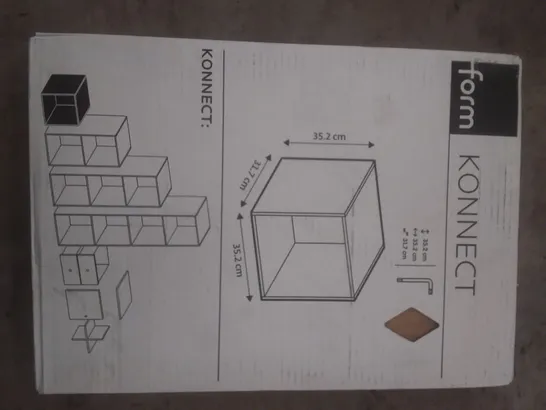 BOXED FORM KONNECT 1X1 CUBE NASH OAK