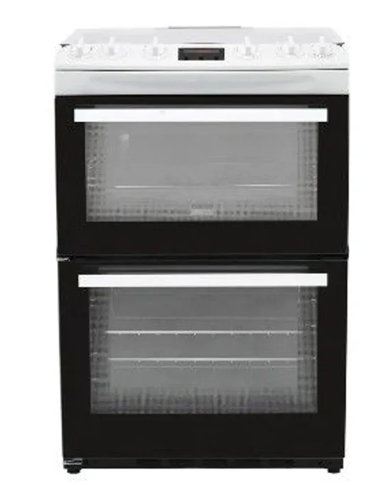 ZANUSSI ZCG63260WE 60CM FREESTANDING GAS COOKER WITH FULL WIDTH ELECTRIC GRILL - WHITE - A/A RATED