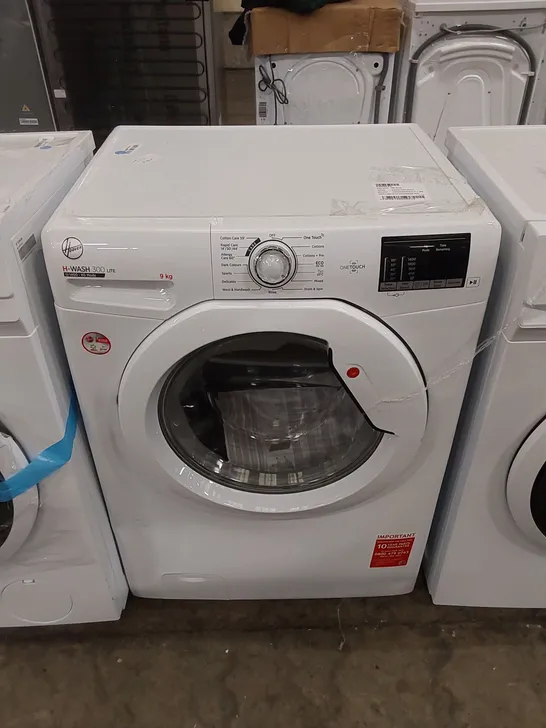 HOOVER H WASH 300 9KG WASHING MACHINE IN WHITE, MODEL: H3W492DA4/1-80