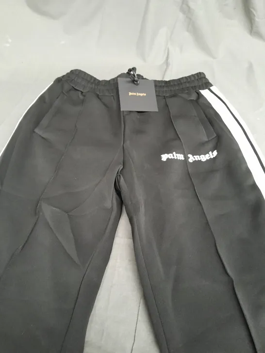 PALM ANGELS TRACKSUIT PANTS IN BLACK - SIZE 5