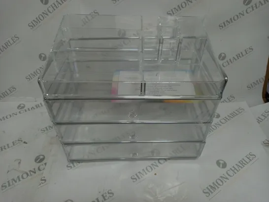 TILI FRAMED ACRYLIC STORAGE DRAWER SET