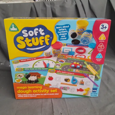 BOXED ELC SOFT STUFF MEGA LEARNING DOUGH ACTIVITY SET 