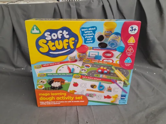 BOXED ELC SOFT STUFF MEGA LEARNING DOUGH ACTIVITY SET 