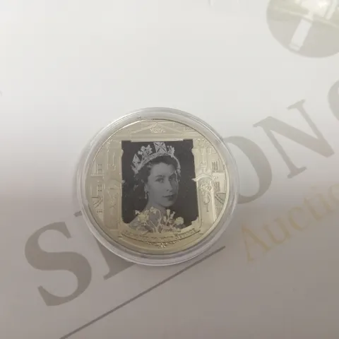 GILBRALTAR 2022 HALF CROWN QUEEN ELIZABETH COLLECTABLE COIN