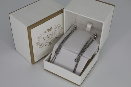 BRAND NEW BOXED VAMP CHIC RIO CHAIN DROP EARRINGS RRP £65