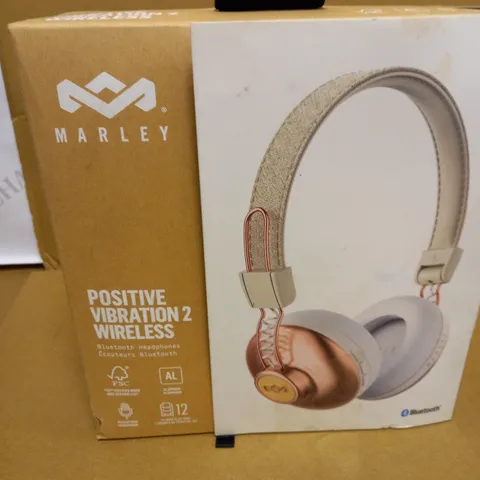 BOXED MARLEY POSITIVE VIBRATION 2 WIRELESS HEADPHONES