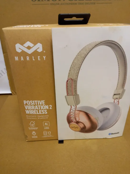 BOXED MARLEY POSITIVE VIBRATION 2 WIRELESS HEADPHONES