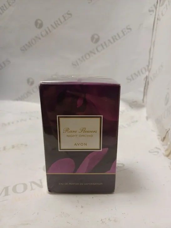 BOXED AND SEALED RARE FLOWERS NIGHT ORCHID AVON 50ML