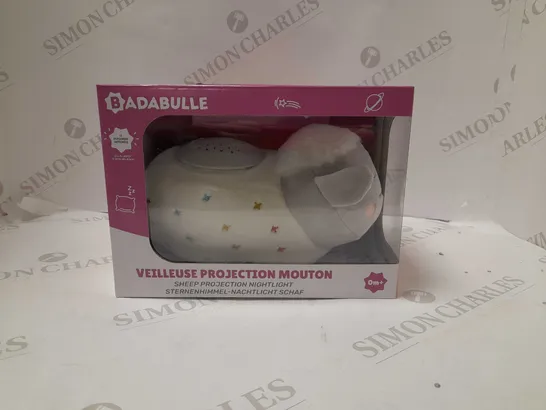 BRAND NEW BOXED BADABULLE LULU THE LAMB MUSICAL PROJECTION NIGHT LIGHT-SENSORY BABY LIGHT