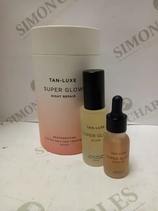 TAN LUXE SUPER GLOW NIGHT REPAIR SERUM SET 