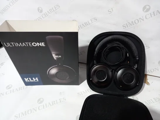 BOXED KLH ULTIMATE ONE BLACK HEADPHONES