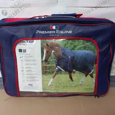 PREMIER EQUINE BUSTY HARDY OG RUG - NAVY 6'3"