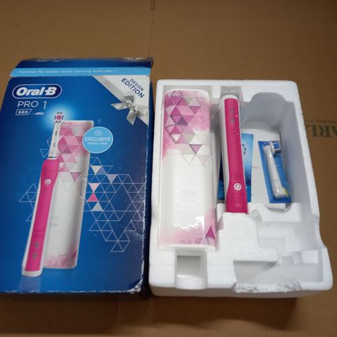 BOXED ORAL B PRO 1 680 ELECTRIC TOOTHBRUSH - PINK