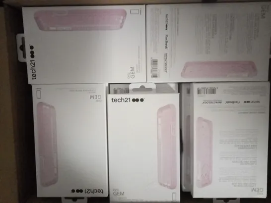 LOT OF APPROXIMATELY 79 BRAND NEW BOXED TECH 21 EVO GEM CASE WITH 9.9FT 3-LAYER DROP PROTECTION FOR IPHONE X T21-5902 ROSE