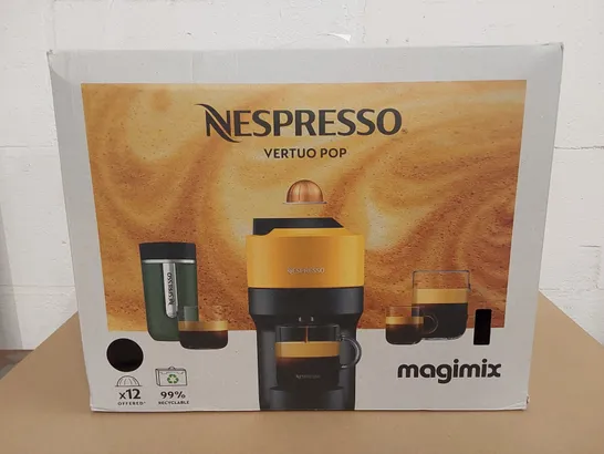 BOXED NESPRESSO VERTUO POP UP COFFEE MACHINE BY MAGIMIX (1 BOX)