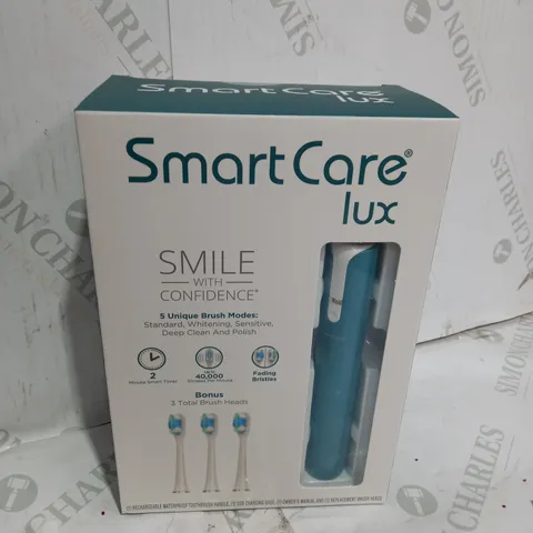 SMARTCARE LUX SONIC TOOTHBRUSH WITH 3 BRUSH HEADS