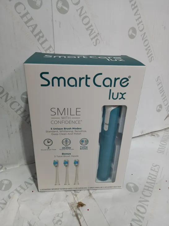 SMARTCARE LUX SONIC TOOTHBRUSH WITH 3 BRUSH HEADS
