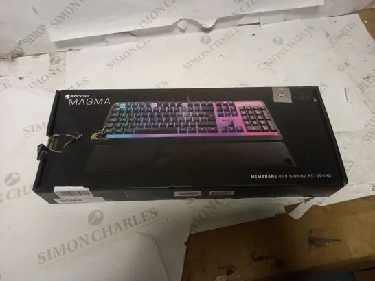 ROCCAT MAGMA MEMBRANE RGB GAMING KEYBOARD 