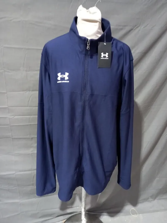 UNDER ARMOUR CHALLENGER TRACKSUIT JACKET IN NAVY SIZE L