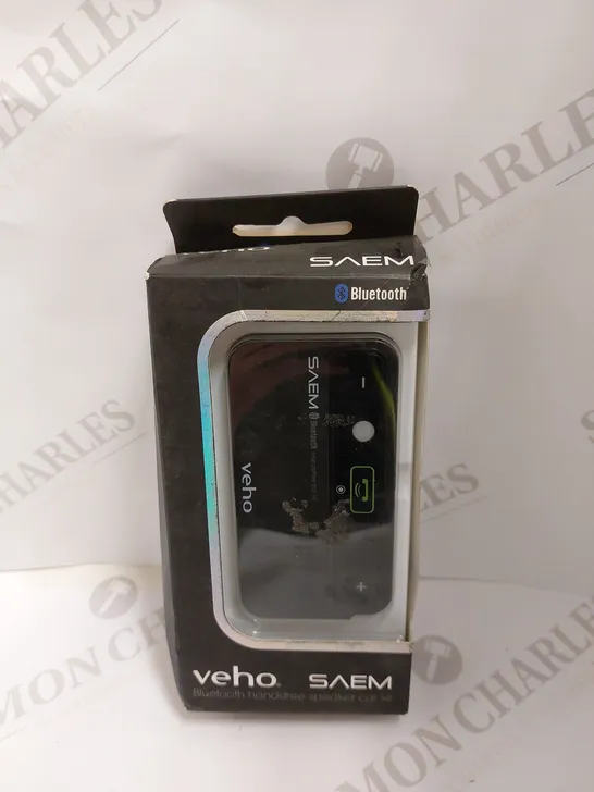 BOXED VEHO SAEM BLUETOOTH HANDSFREE SPEAKER CAR KIT