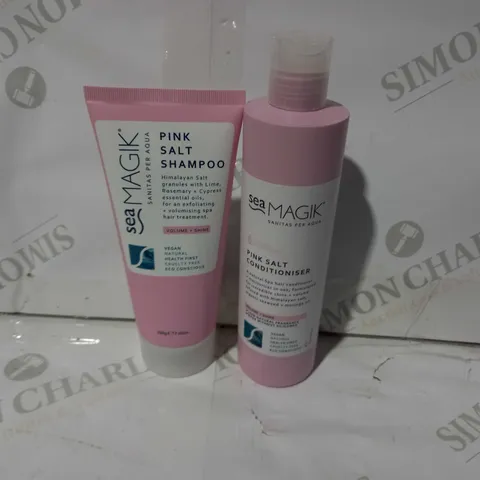 SEA MAGIK PINK SALT SHAMPOO & CONDITIONISER SET