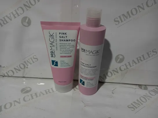 SEA MAGIK PINK SALT SHAMPOO & CONDITIONISER SET