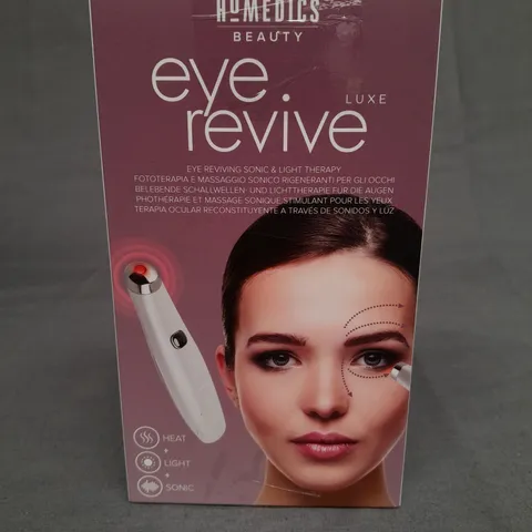 BOXED HOMEDICS EYE REVIVE LUXE LIGHT THERAPY