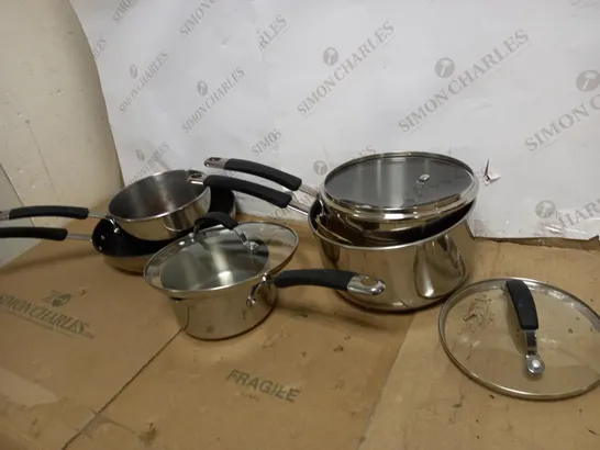 MEYER INDUCTION STAINLESS STEEL COOKWARE SET