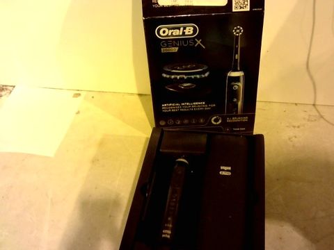 ORAL-B GENIUS X WITH ARTIFICIAL INTELLIGENCE BLACK ELECTRIC TOOTHBRUSH