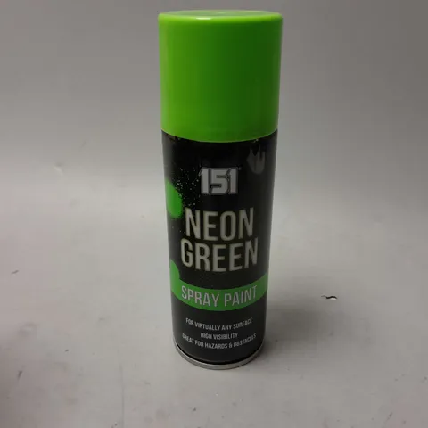12 151 NEON GREEN SPRAY PAINT - COLLECTION ONLY