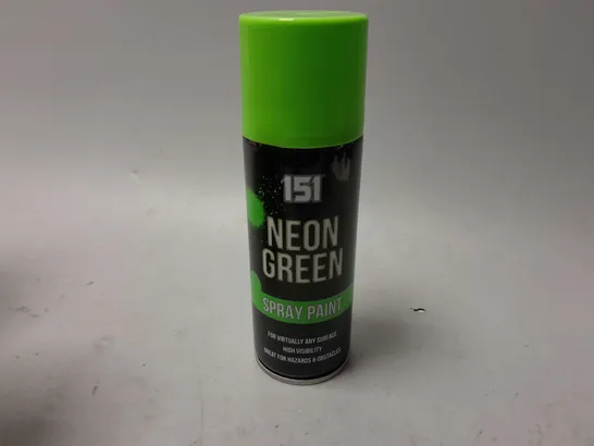 12 151 NEON GREEN SPRAY PAINT - COLLECTION ONLY