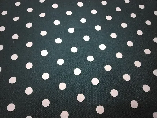 ROLL OF GREEN DOTTED FABRIC SIZE UNSPECIFIED 