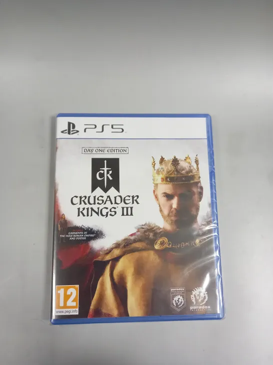 SEALED CRUSADER KINGS III DAY ONE EDITION FOR PS5