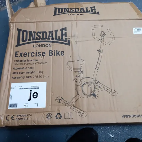 BOXED LONSDALE EXERCISE BIKE