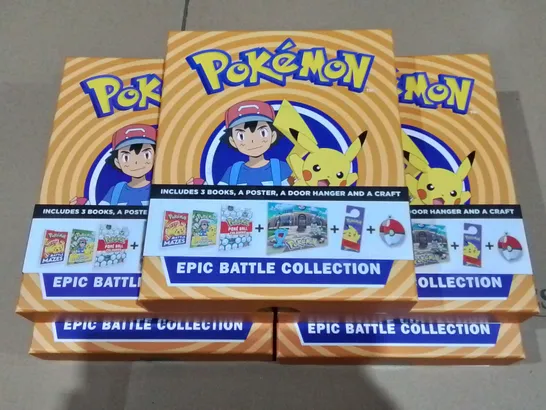 LOT OF 5 BRAND NEW POKEMON EPIC BATTLE COLLECTION SETS