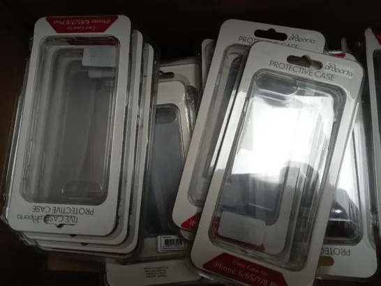 APPROXIMATELY 55 BOXED PROPORTA CLEAR PROTECTIVE CASE FOR IPHONE 6/6S/7/8 PLUS 