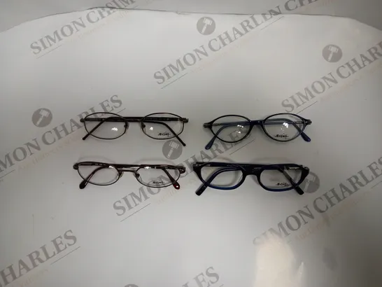 APPROXIMATELY 10 ASSORTED DE RIGO STING GLASSES TO INCLUDE MODELS 4320, 6199, 6161M, 4402 ETC. 