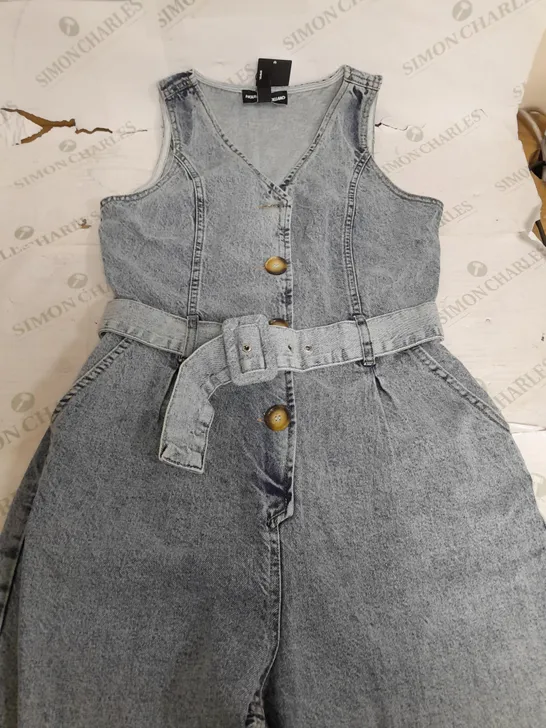 HOUSE OF HOLLAND LIGHT DENIM JUMPSUIT - LARGE