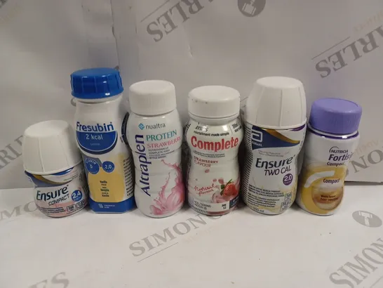 APPROXIMATELY 20 ASSORTED FOOD SUPPLEMENT DRINKS TO INCLUDE NUALTRA, ABBOTT, FRESUBIN ETC