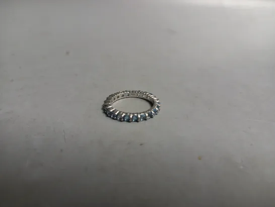 UNBRANDED SILVER 925 RING WITH BLUE STONES