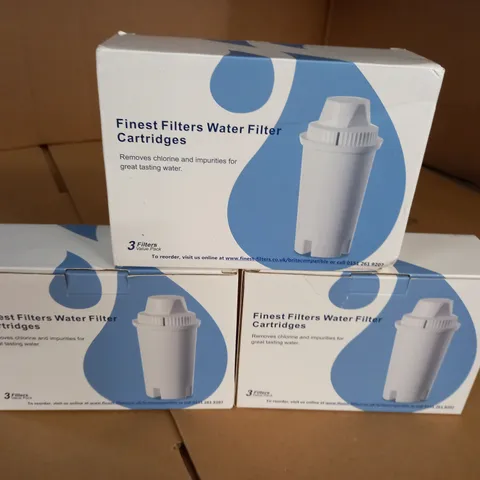 LOT OF 3 FINEST FILTERS WATER FILTER CARTRIDGES